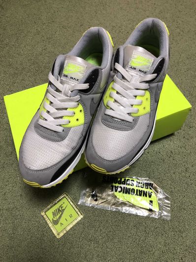 NIKE AIR MAX 90 "VOLT/PARTICLE GREY"