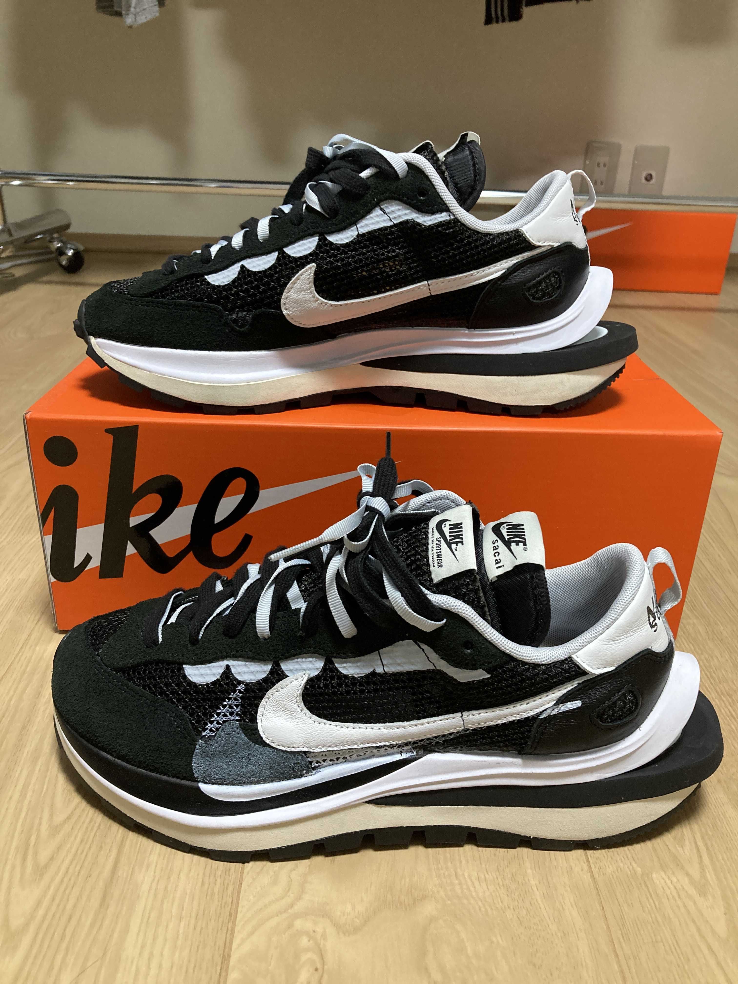 sacai × Nike Vapor Waffle "Black and White"