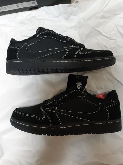 Travis Scott × Nike Air Jordan 1 Low OG SP "Black Phantom"