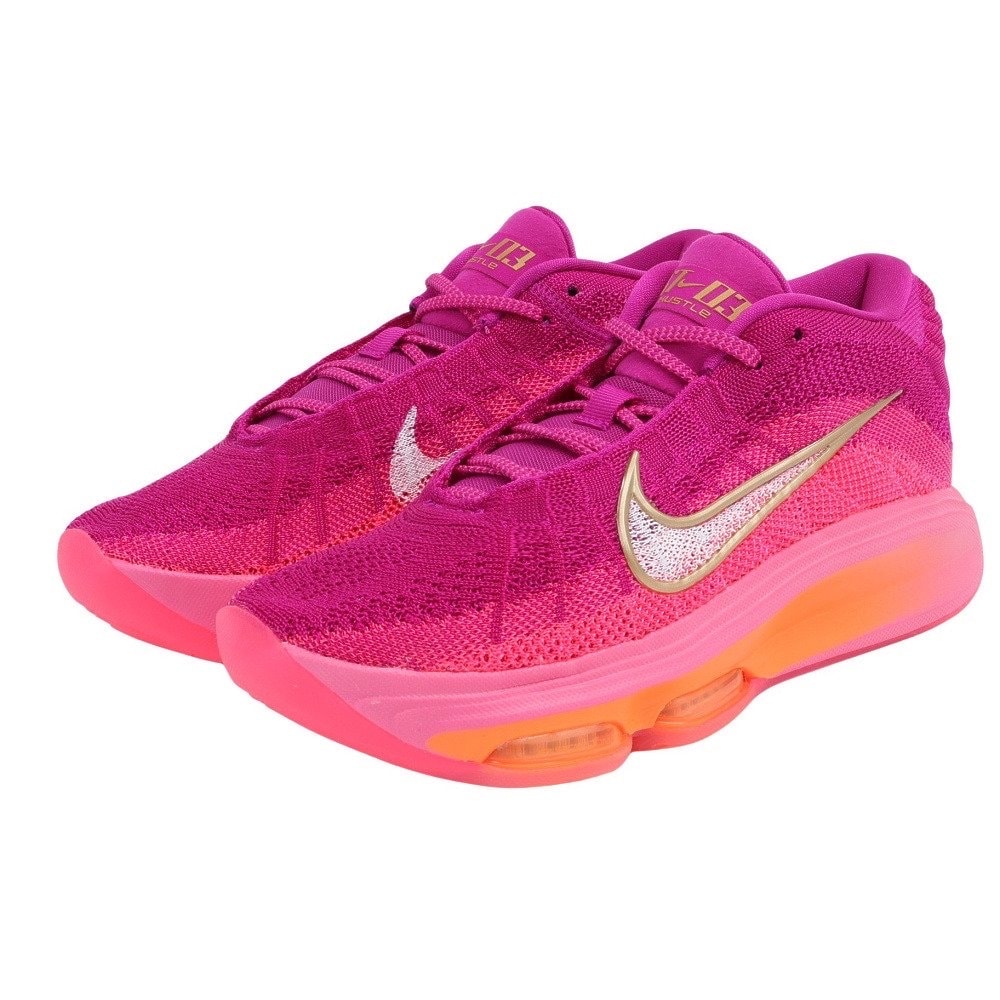 Nike GT Hustle 3 "Hyper Pink/Vivid Grape/Total Orange/White" (FV5952-601/FV5953-601)
