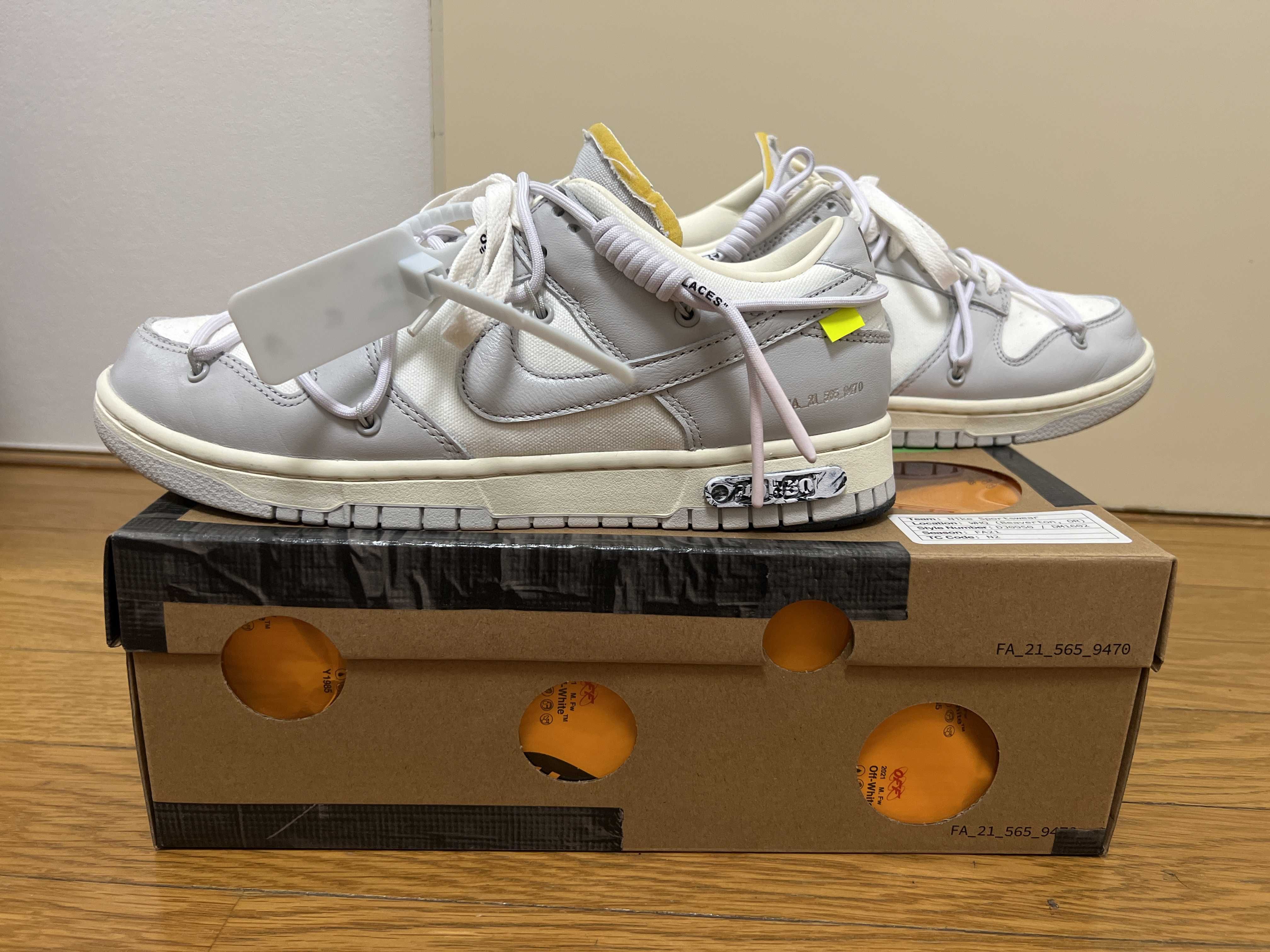 Off-White × Nike Dunk Low 1 of 50 "Lot.49"