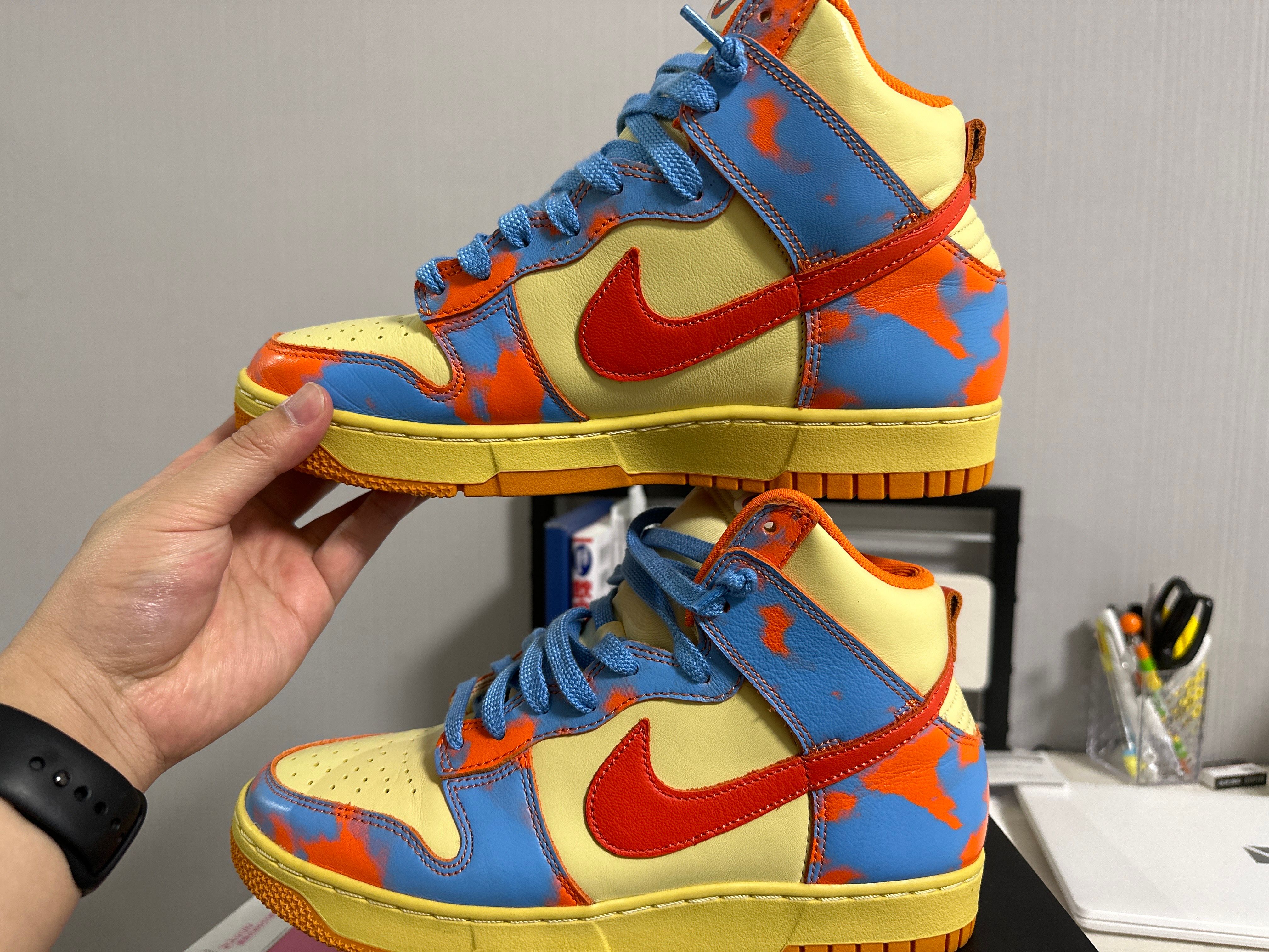 Nike Dunk High 1985 SP "Orange Acid Wash"