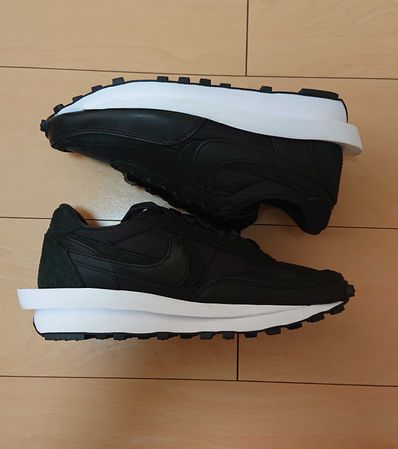 sacai × Nike LDV Waffle "Triple Black"
