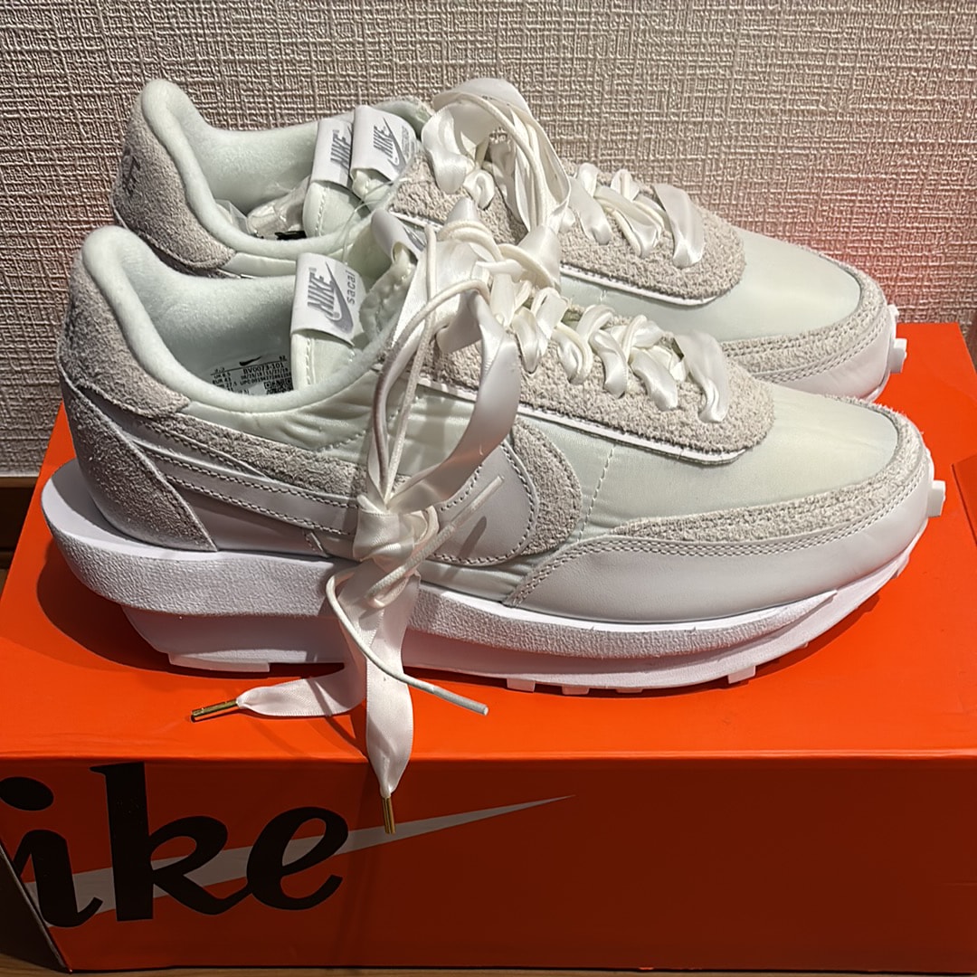 sacai × Nike LDV Waffle "Triple White"