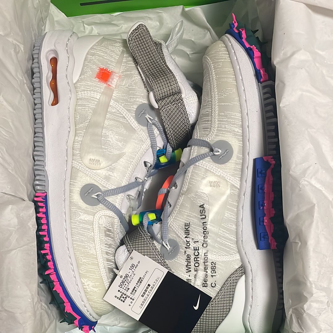 Off-White × Nike Air Force 1 Mid "White"