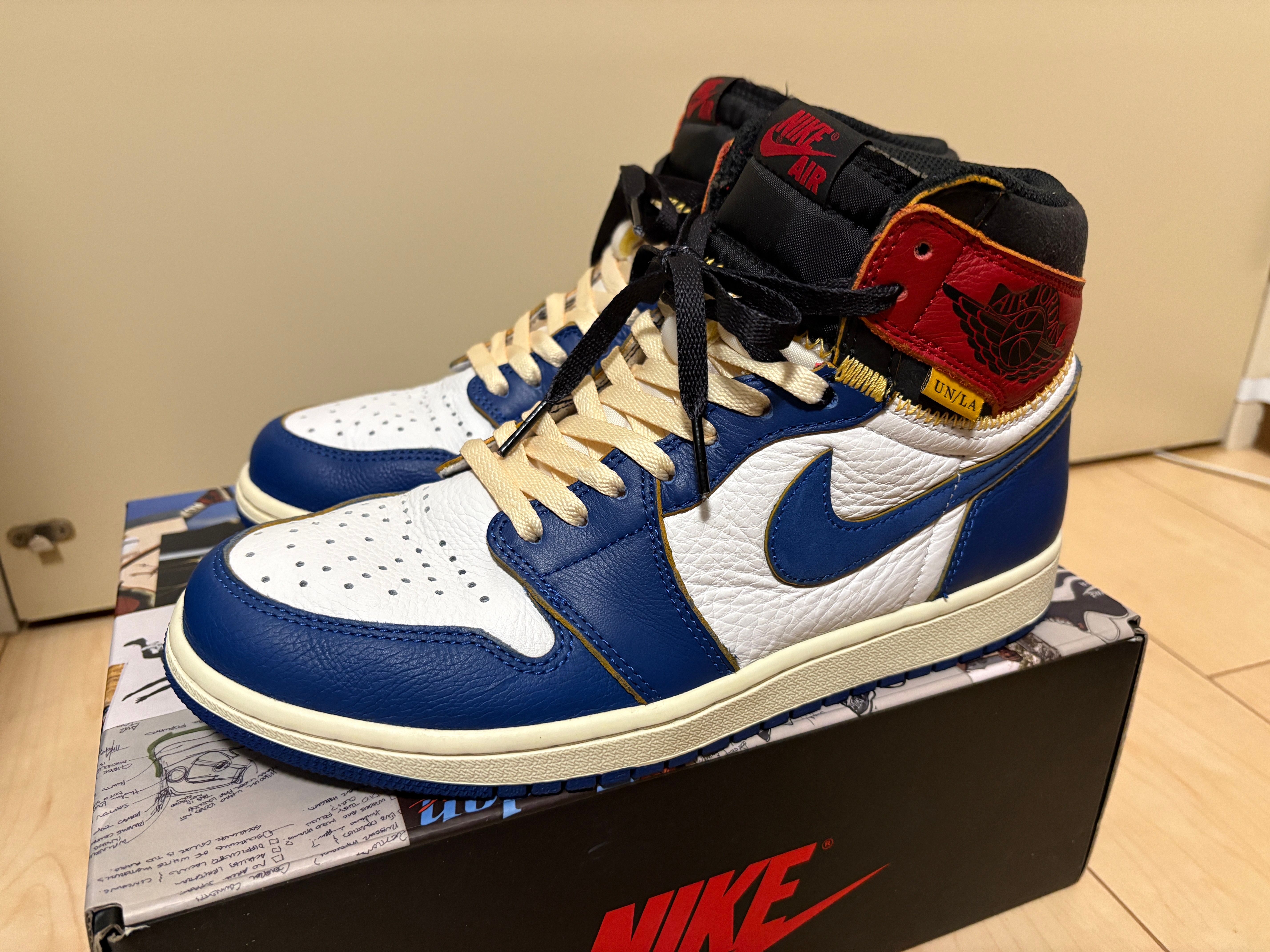 Union × Nike Air Jordan 1 Retro High OG NRG "Storm Blue/Varsity Red"