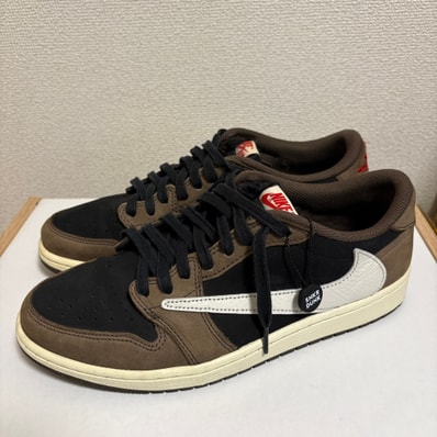 Travis Scott × Nike Air Jordan 1 Low OG SP-T "Black/Dark Mocha"