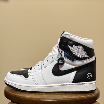 fragment design × UNION × Nike Air Jordan 1 Retro High OG "Black/White"