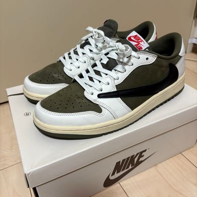 Travis Scott × Nike Air Jordan 1 Low OG SP "Reverse Olive"