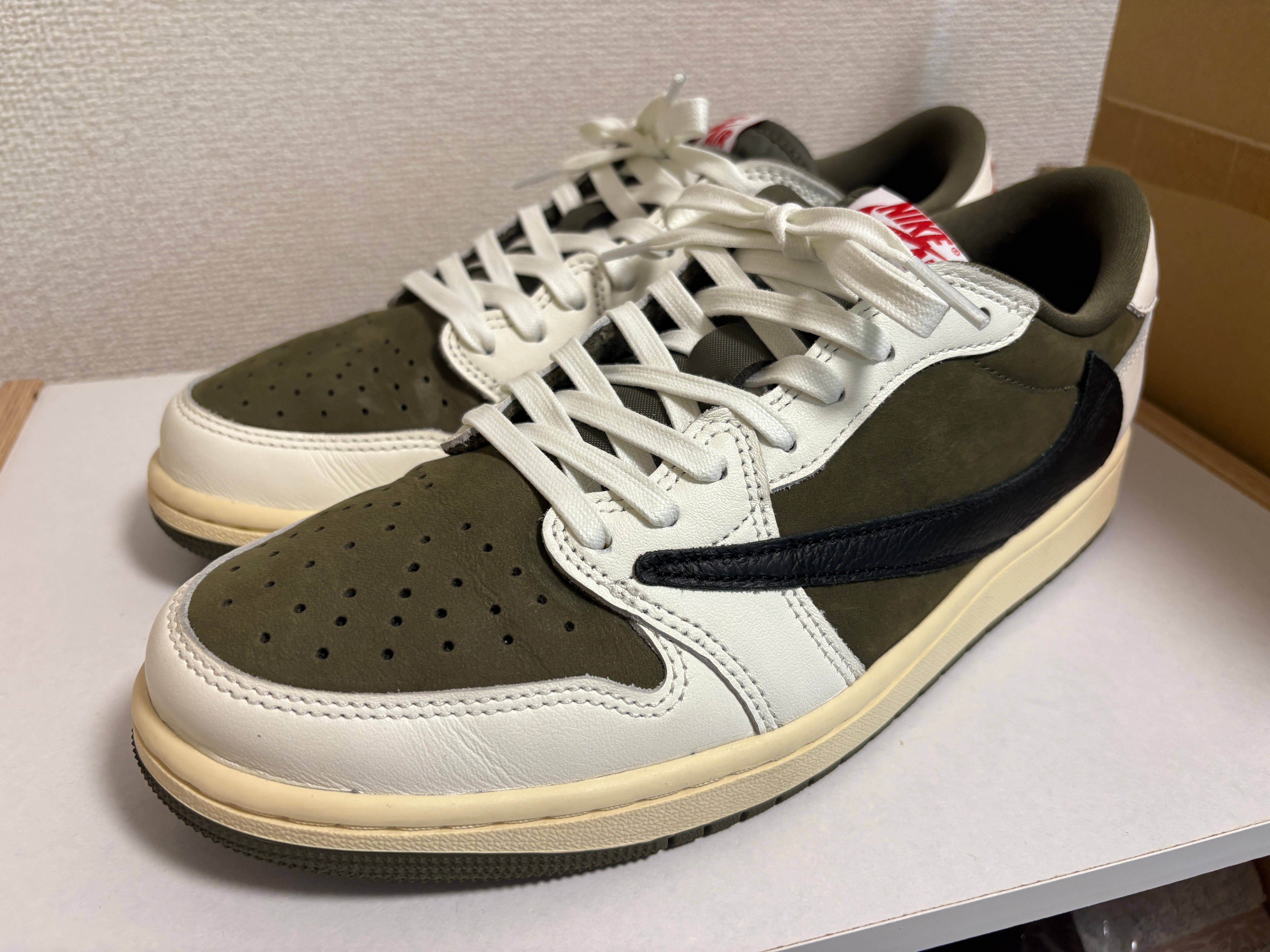 Travis Scott × Nike Air Jordan 1 Low OG SP "Reverse Olive"