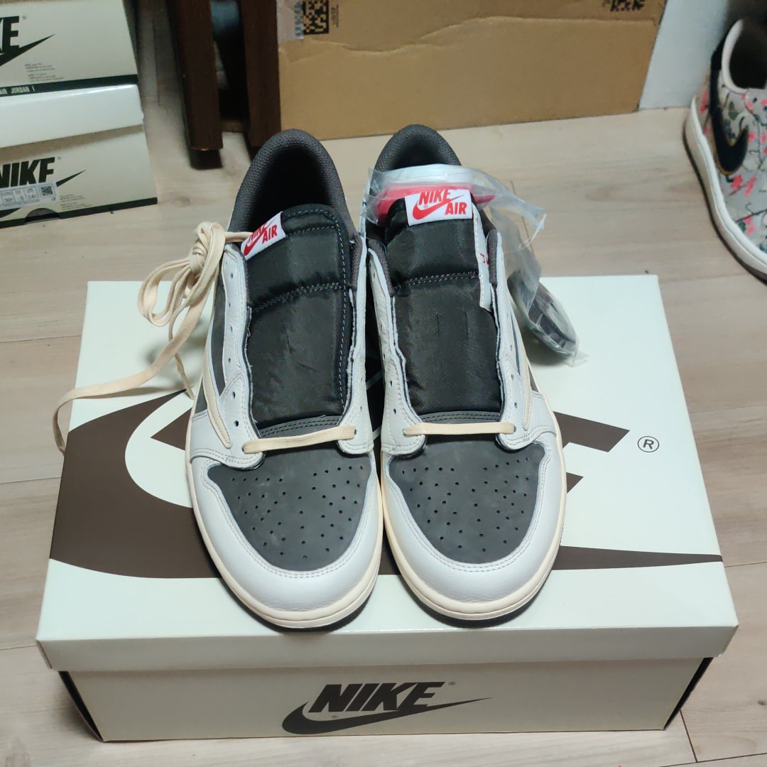 Travis Scott × Nike Air Jordan 1 Low OG SP "Reverse Mocha/Sail and Ridgerock"