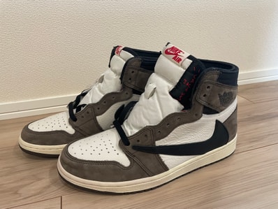 Travis Scott × Nike Air Jordan 1 Retro High OG TS SP "Sail/Dark Mocha"
