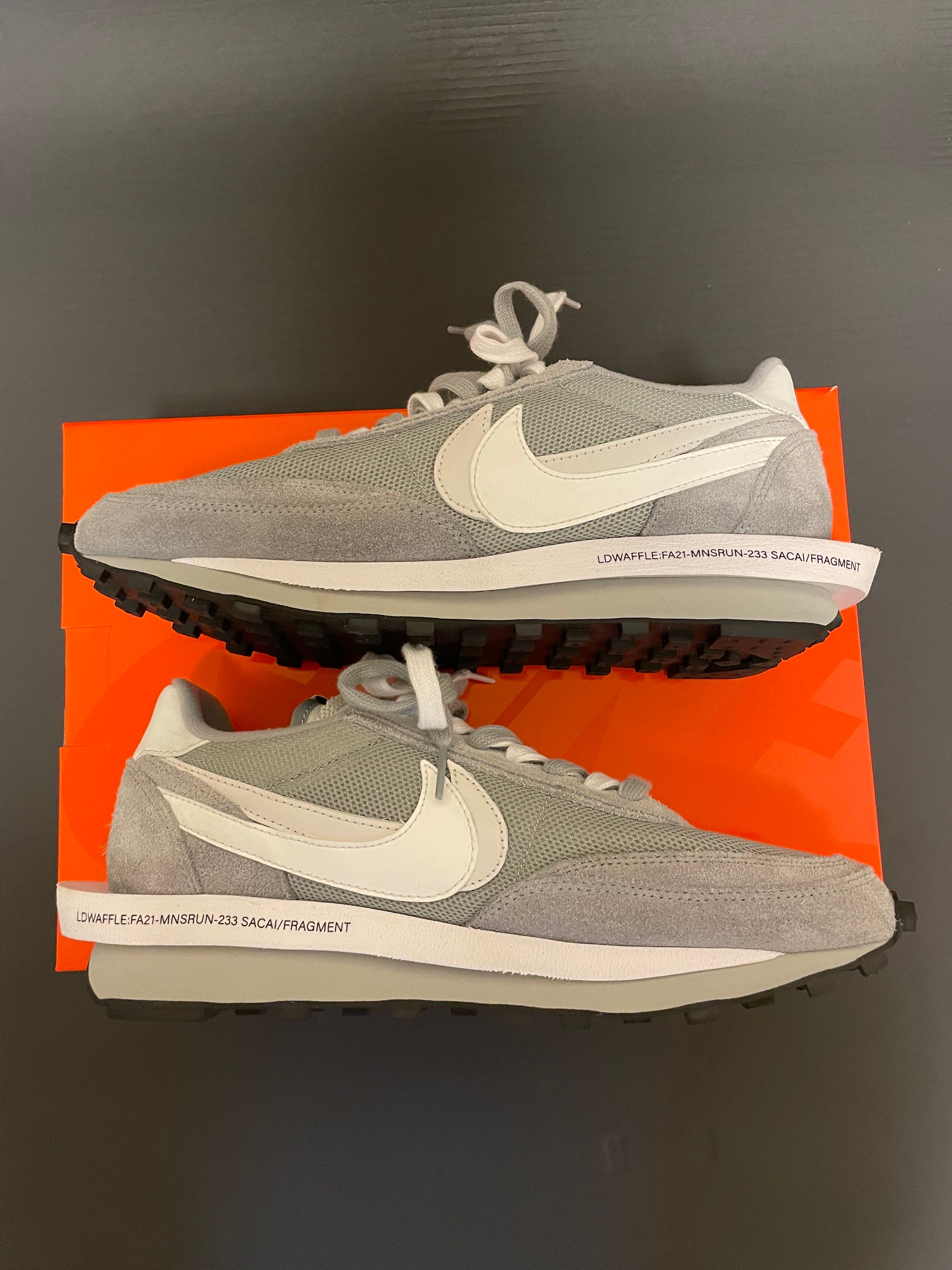 Fragment × sacai × Nike LD Waffle "Light Smoke Grey"