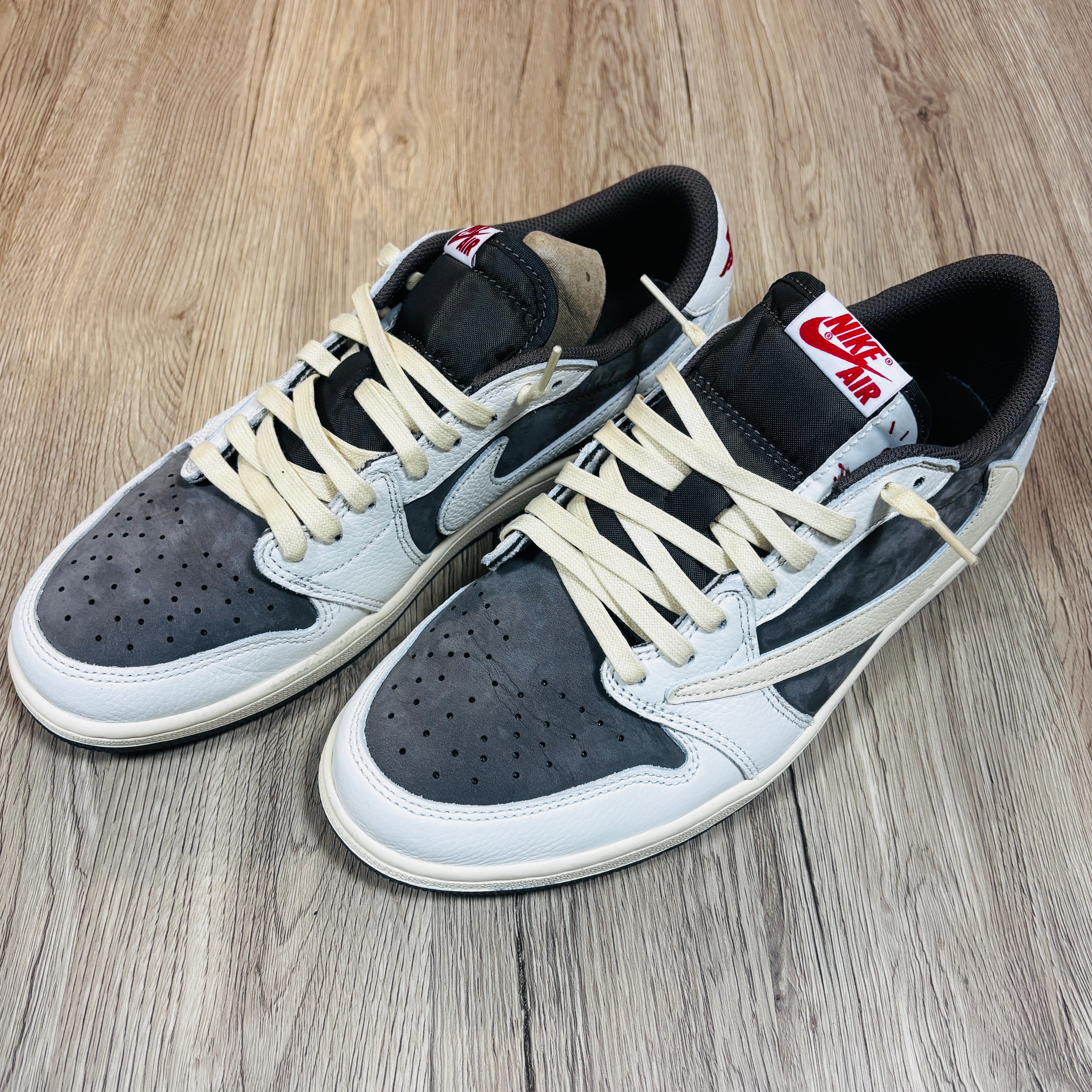 Travis Scott × Nike Air Jordan 1 Low OG SP "Reverse Mocha/Sail and Ridgerock"