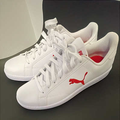 PUMA Smash Cat L "Puma White/Barbados Cherry"