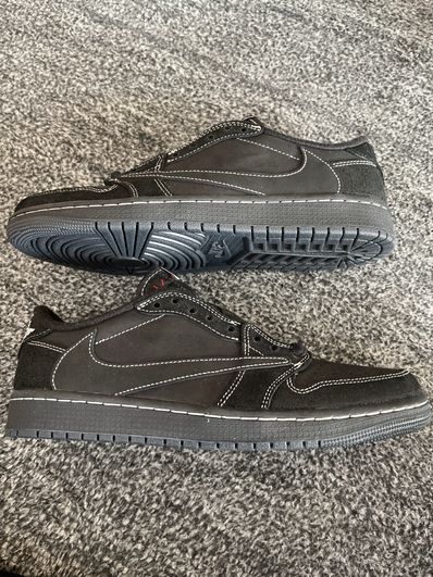 Travis Scott × Nike Air Jordan 1 Low OG SP "Black Phantom"