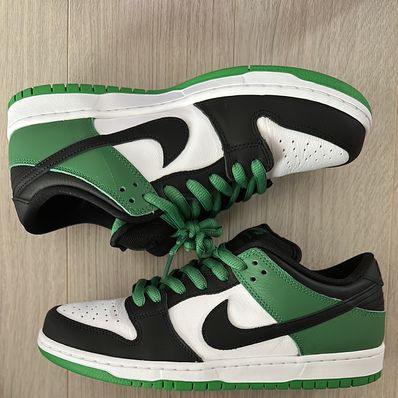 Nike SB Dunk Low Pro "Black and Classic Green"