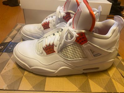 Nike Air Jordan 4 Retro "White/Team Orange"
