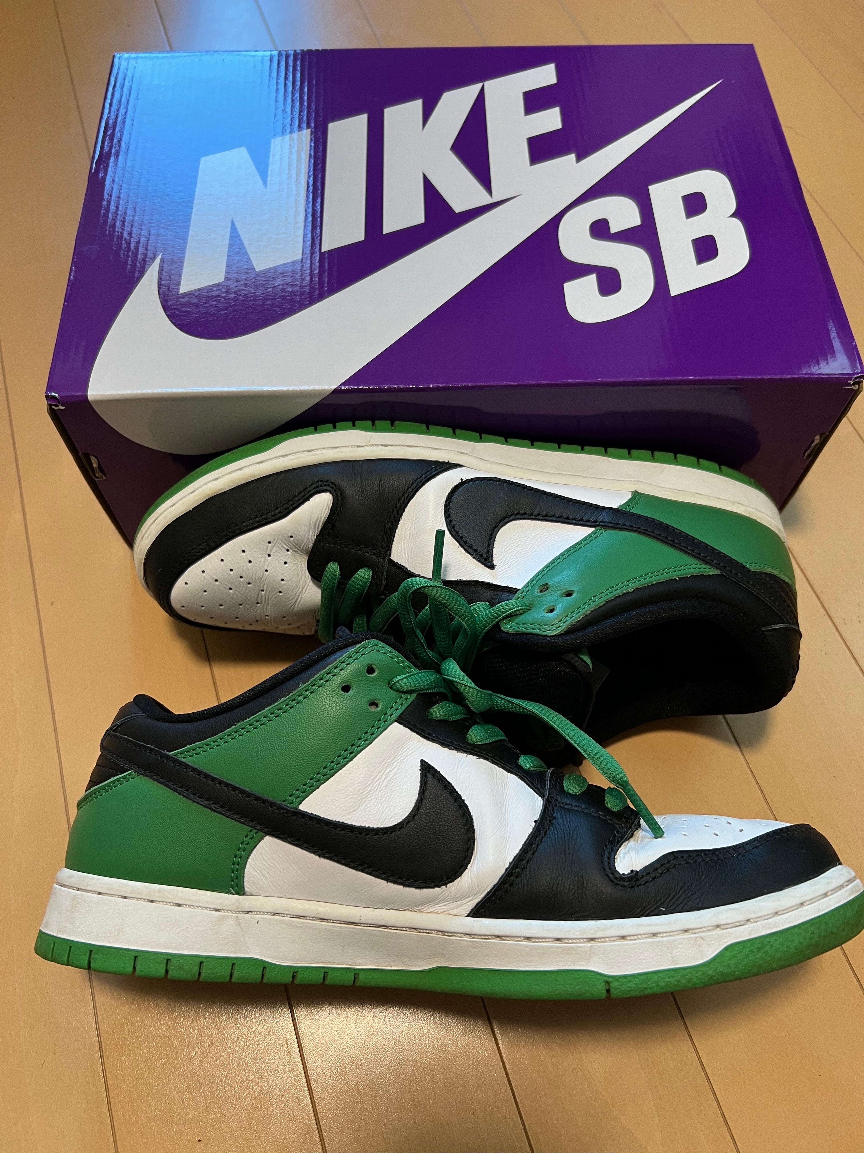 Nike SB Dunk Low Pro "Black and Classic Green"