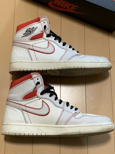 Nike Air Jordan 1 Retro High OG "Sail/University Red"