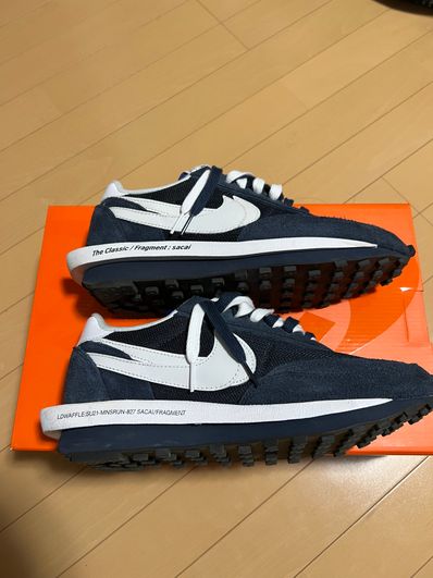 Fragment × sacai × Nike LD Waffle "Blackended Blue"