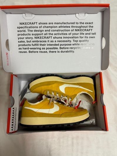 Tom Sachs × NikeCraft Women's General Purpose Shoe "Yellow / Archive"