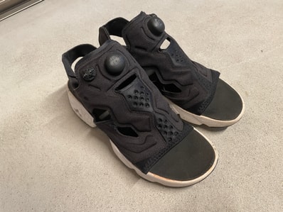 Reebok Instapump Fury Sandal "Black/White"