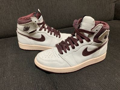 A Ma Maniere × Nike Air Jordan 1 Retro High OG "Sail and Burgundy"