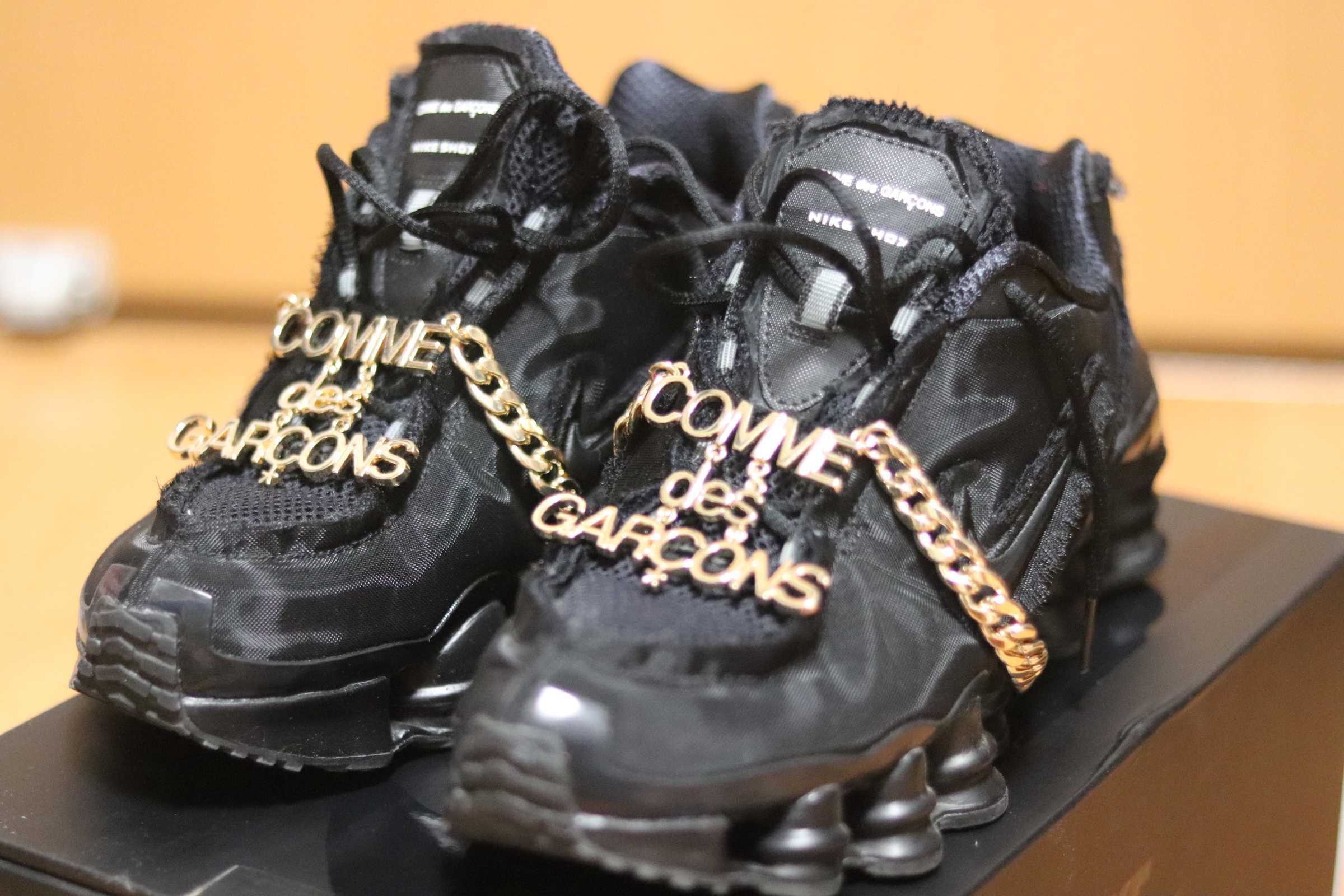 COMME des GARCONS × Nike Women's Shox TL "Black"