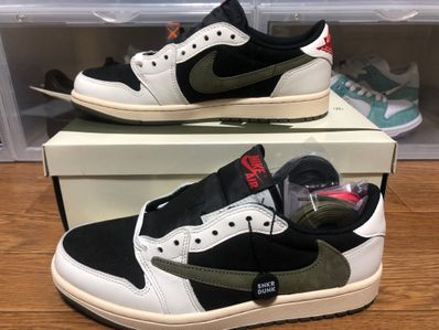 Travis Scott × Nike Women's Air Jordan 1 Low OG "Medium Olive"