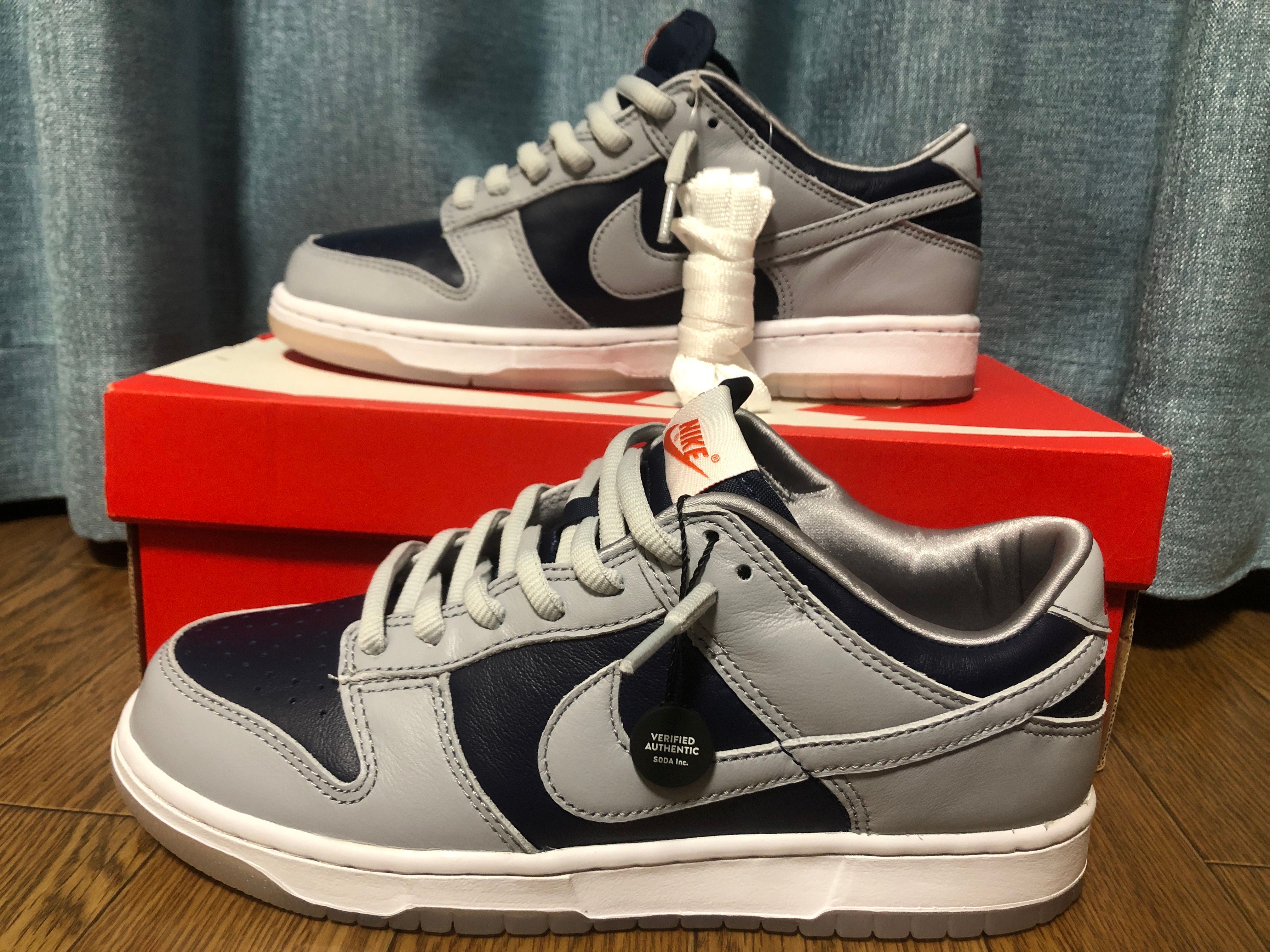 NIKE Women's DUNK LOW "COLLEGE NAVY"