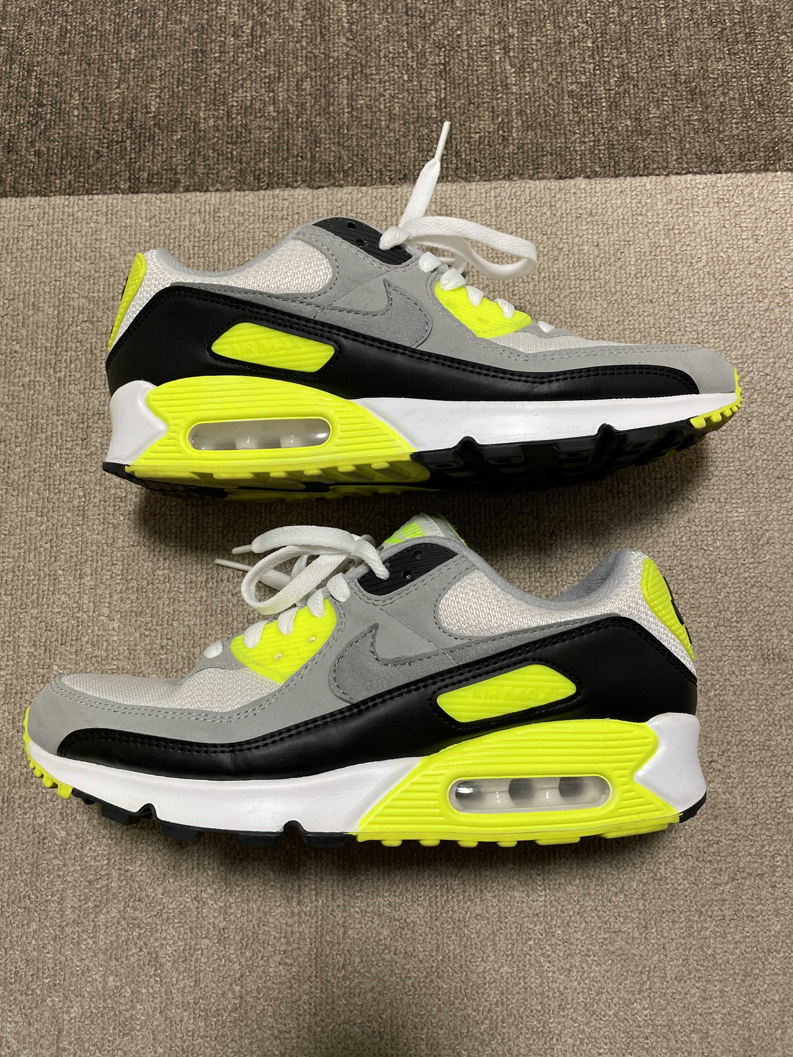 NIKE AIR MAX 90 "VOLT/PARTICLE GREY"