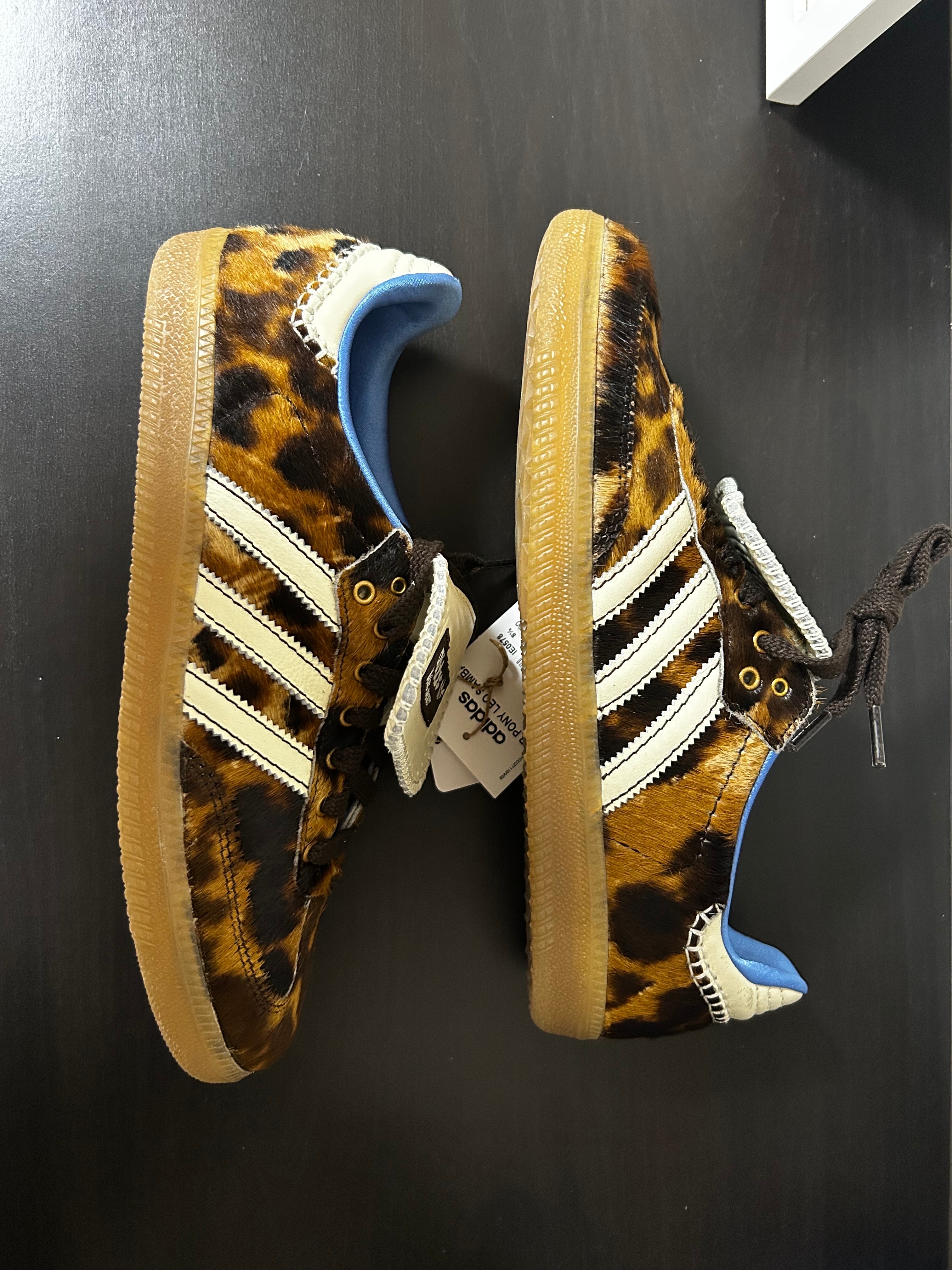 Wales Bonner × adidas Samba Pony Leo Low "Dark Brown/Cream White"