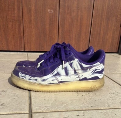 Nike Air Force 1 Low "Purple Skeleton"
