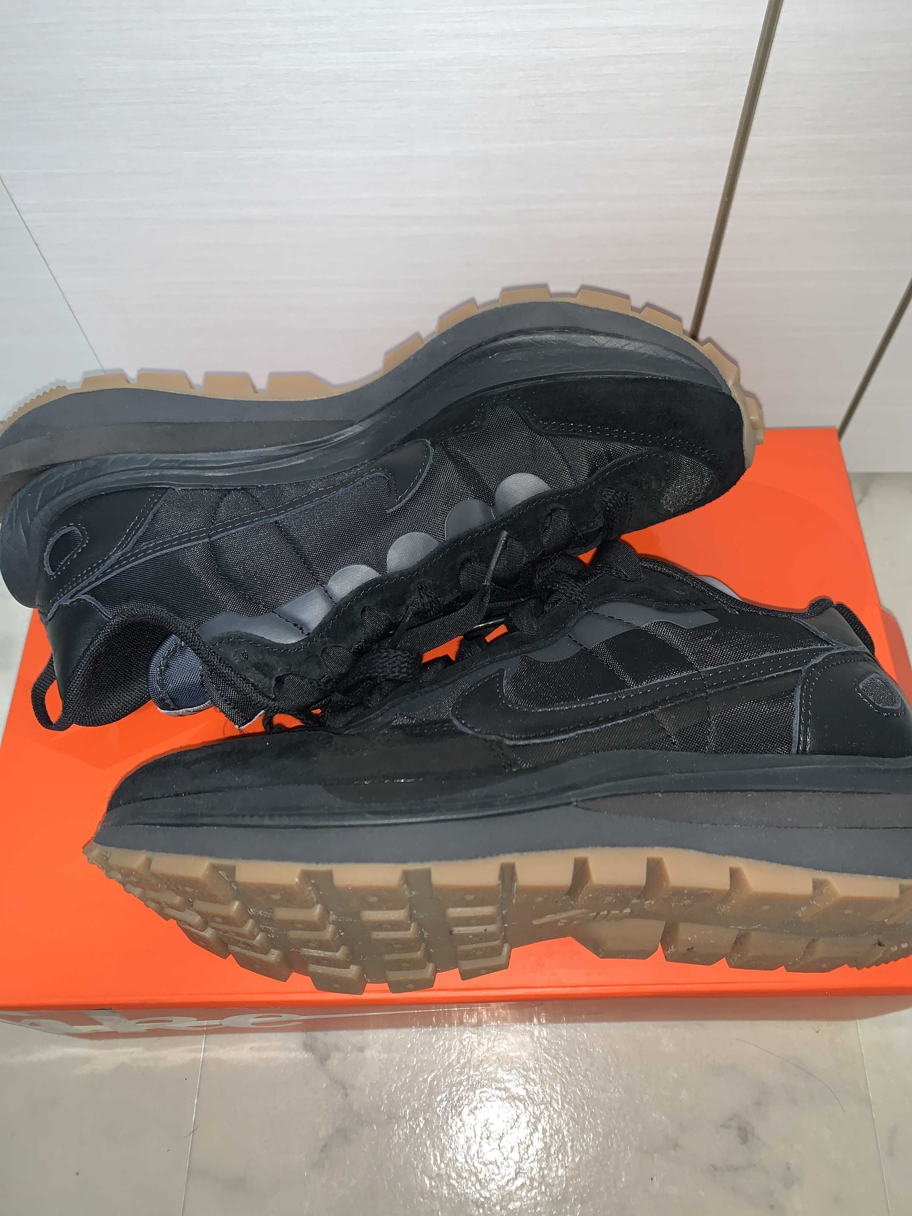 sacai × Nike VaporWaffle "Black Gum"