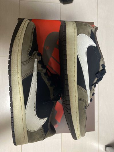 Travis Scott × Nike Air Jordan 1 Low OG SP-T "Black/Dark Mocha"