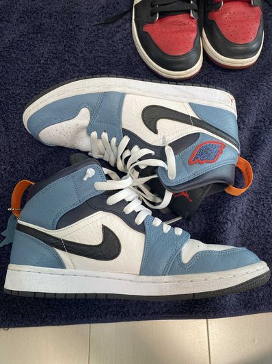 FACETASM × Nike Air Jordan 1 Mid "White/Navy"