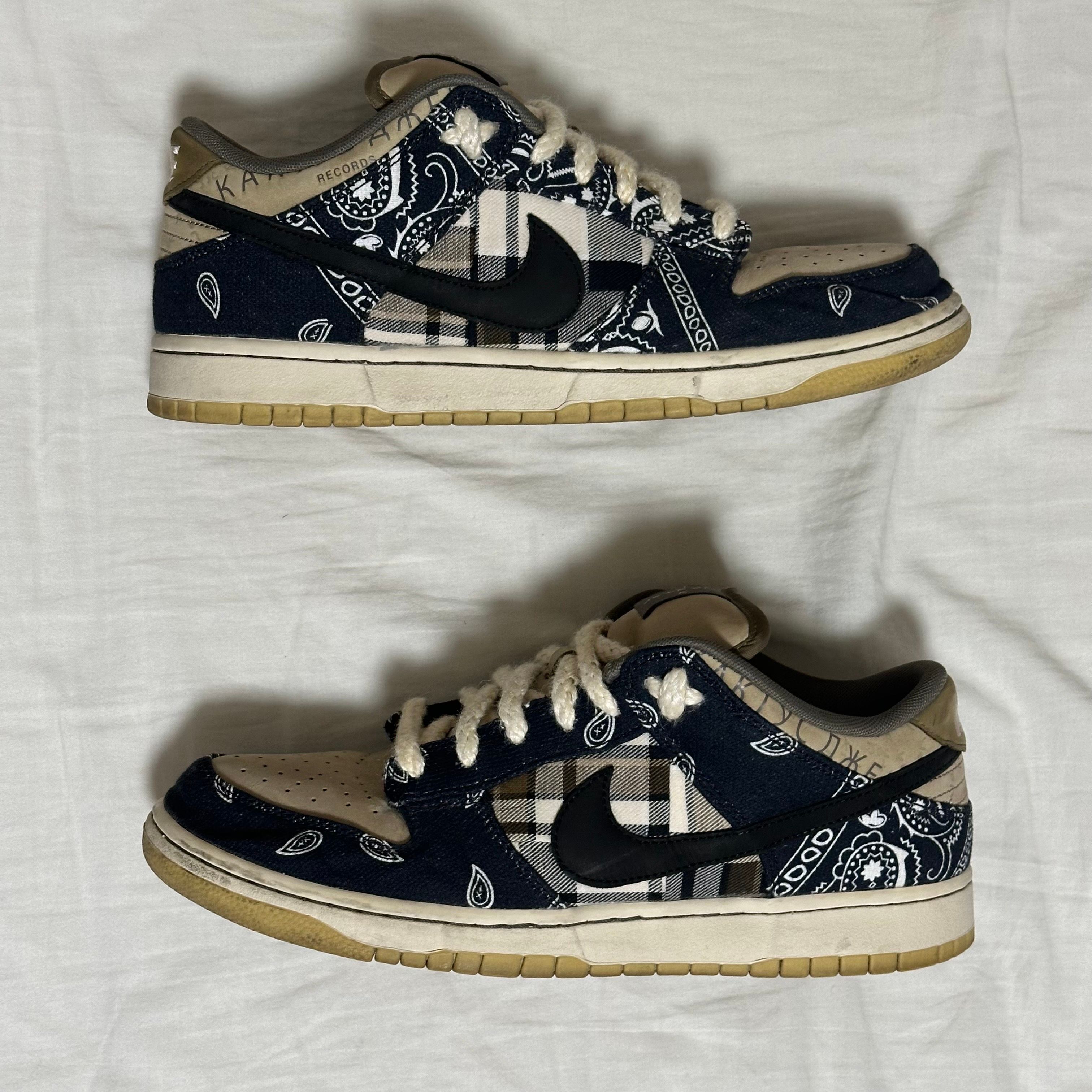 Travis Scott × Nike SB Dunk Low "Black/Parachute Beige"