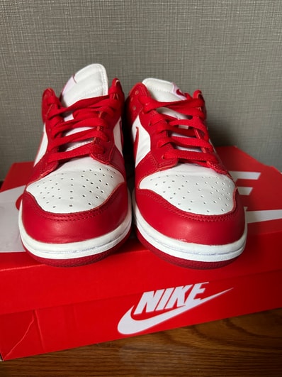 Nike Dunk Low SP "White and University Red"