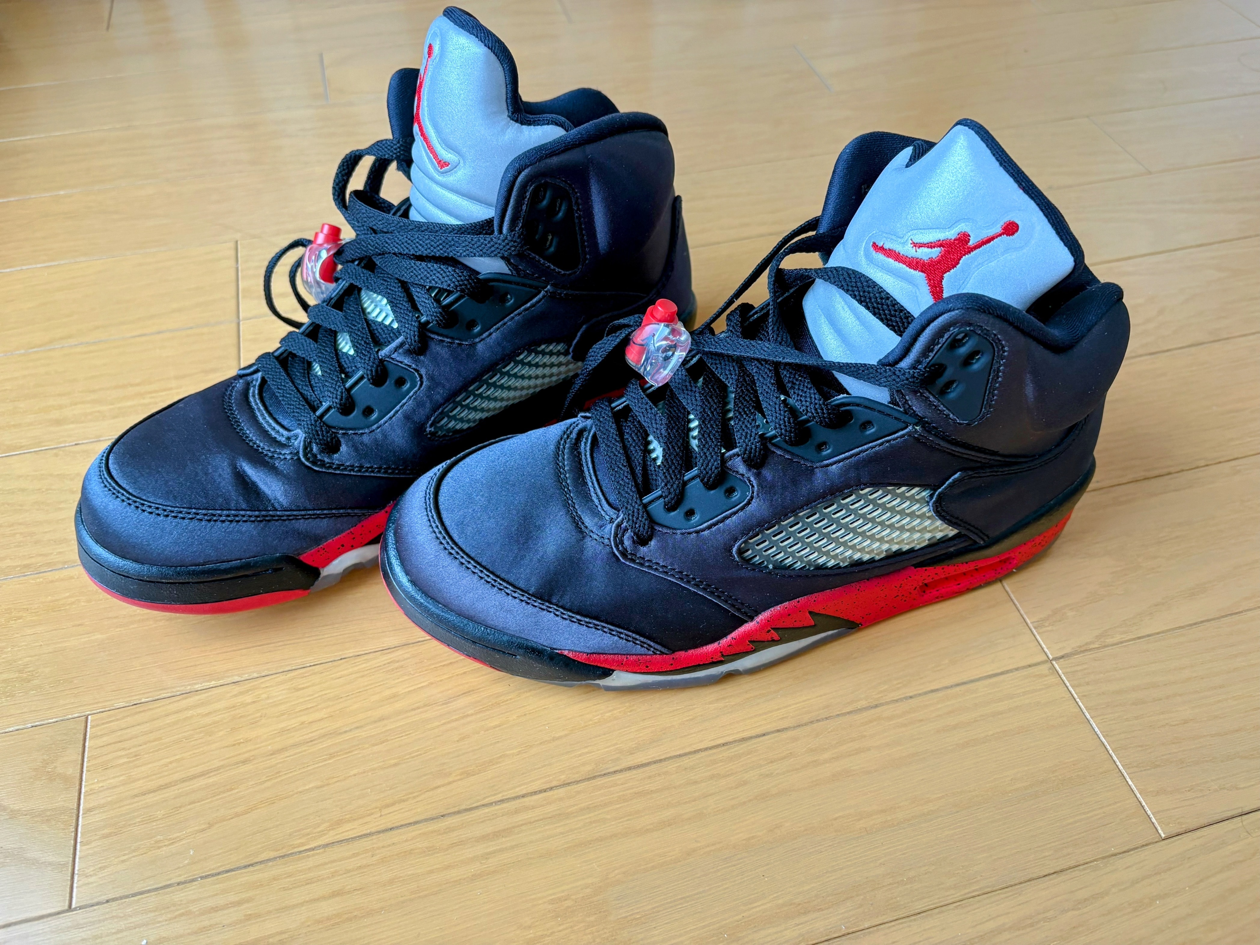 Air Jordan 5 Satin "Bred"