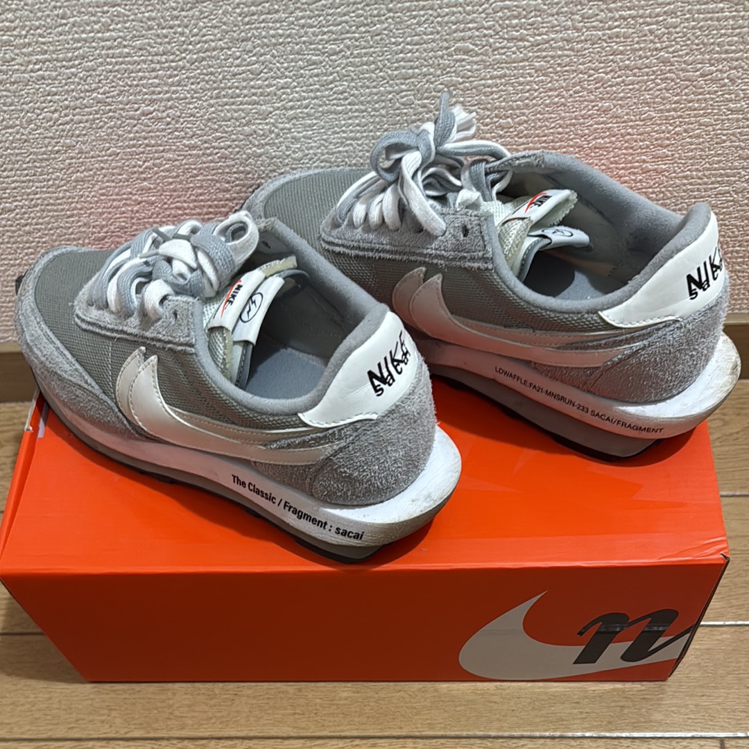fragment design × sacai × Nike LD Waffle "Light Smoke Grey"