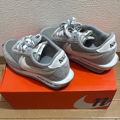 fragment design × sacai × Nike LD Waffle "Light Smoke Grey"