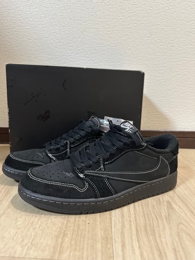 Travis Scott × Nike Air Jordan 1 Low OG SP "Black Phantom"