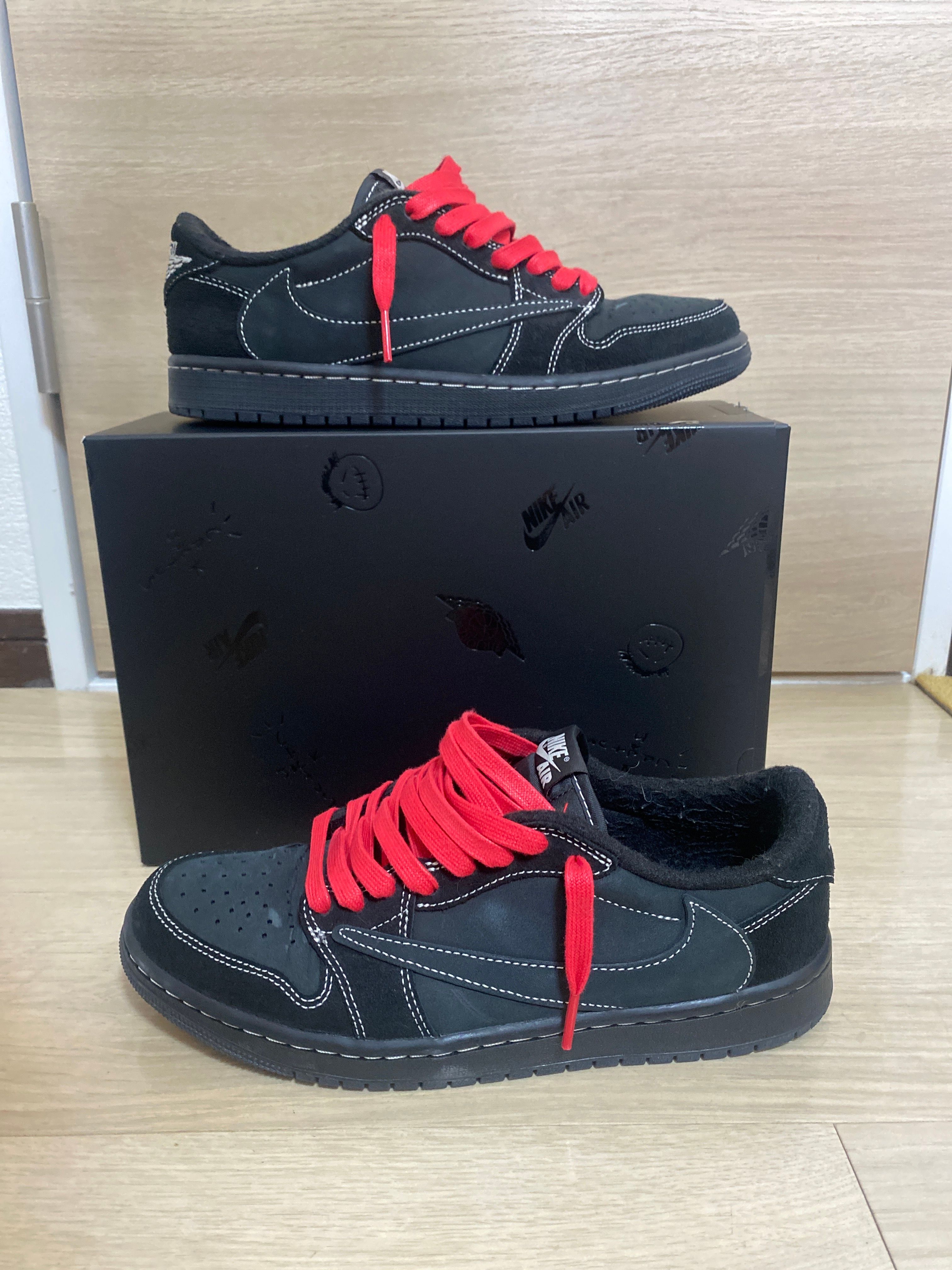Travis Scott × Nike Air Jordan 1 Low OG SP "Black Phantom"