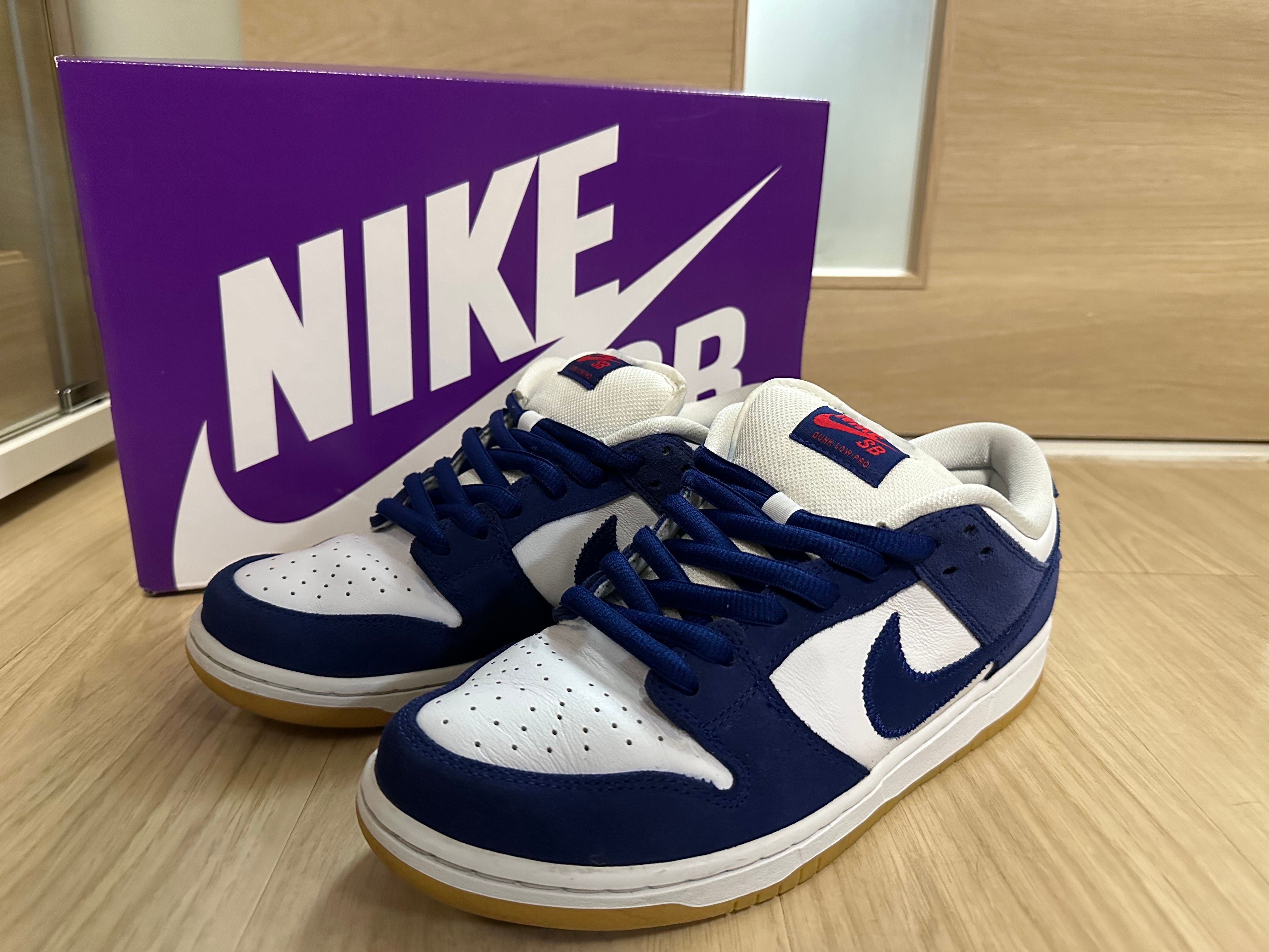 Nike SB Dunk Low "Los Angeles Dodgers/Deep Royal Blue"