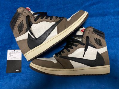 Travis Scott × Nike Air Jordan 1 Retro High OG TS SP "Sail/Dark Mocha"