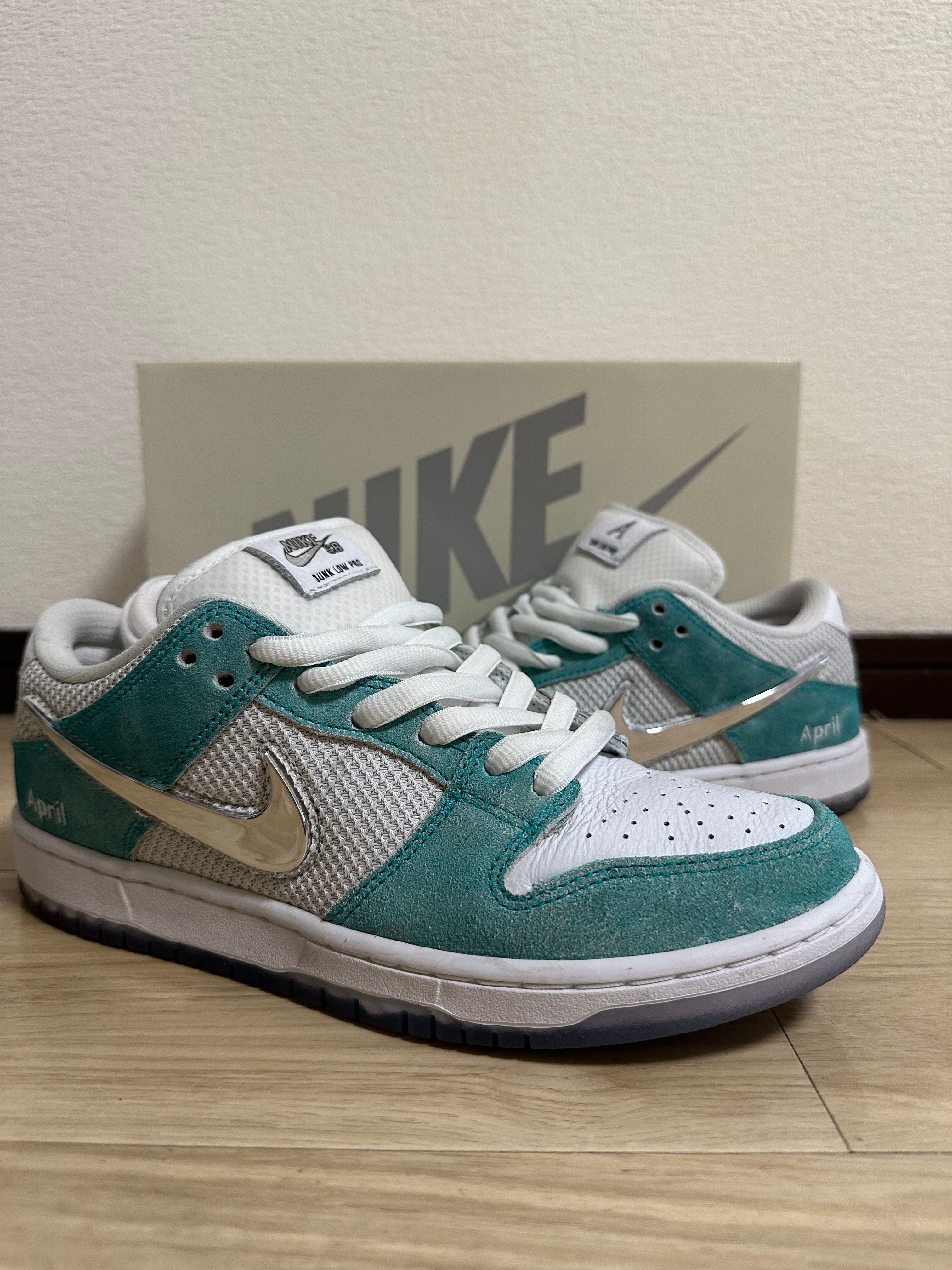 APRIL SKATEBOARDS × Nike SB Dunk Low Pro QS "White and Multi-Color"