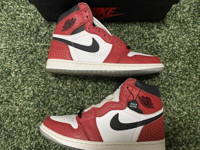 Spiderman × Nike Air Jordan 1 Origin Story "Gym Red/White/Photo Blue/Black"
