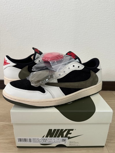 Travis Scott × Nike Women's Air Jordan 1 Low OG "Medium Olive"