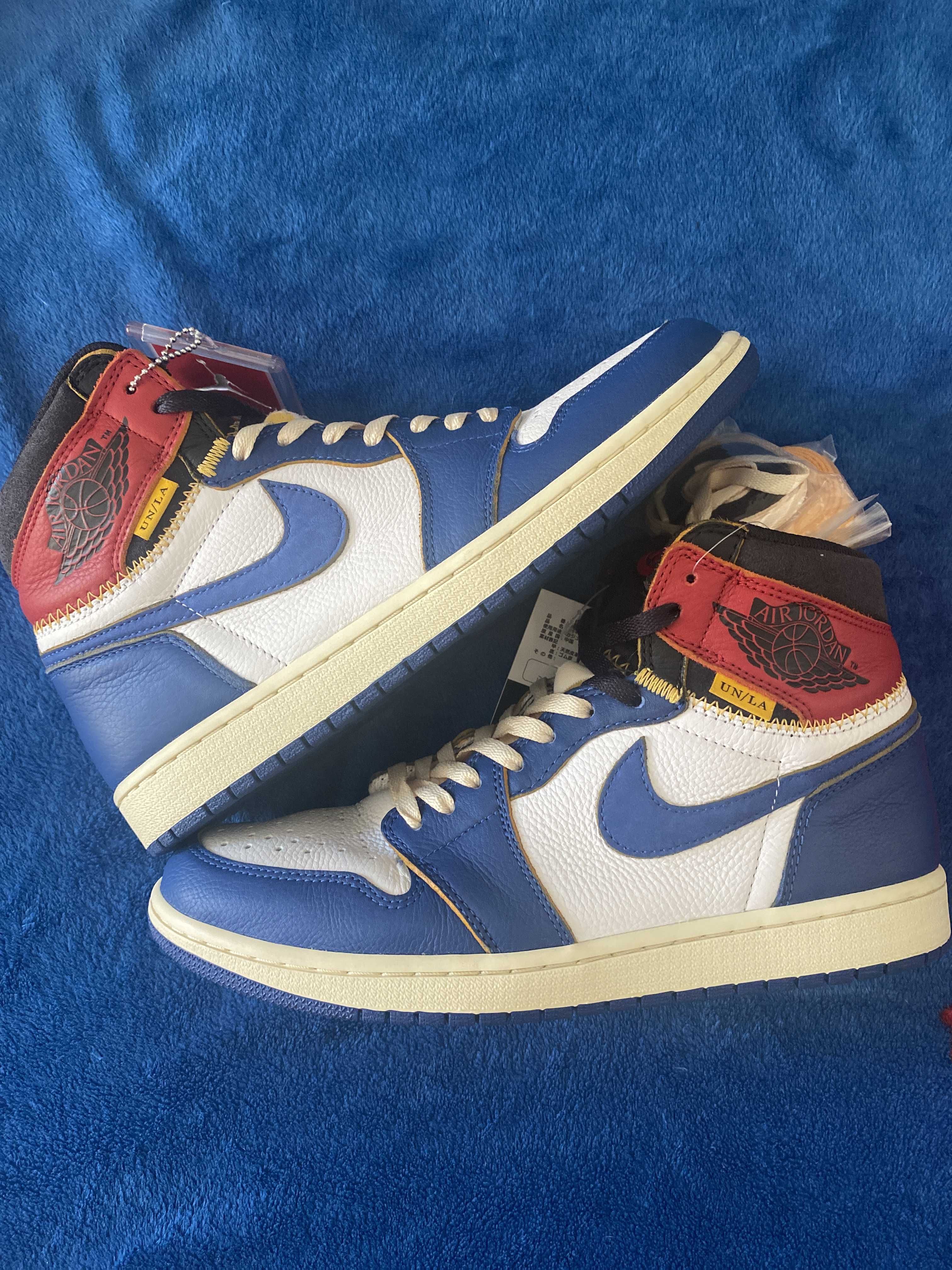 Union × Nike Air Jordan 1 Retro High OG NRG "Storm Blue/Varsity Red"
